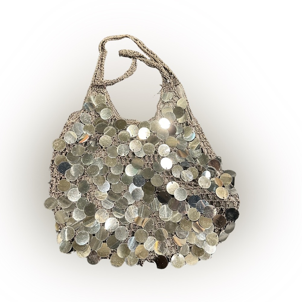 Silver Sequin Women's Bag
